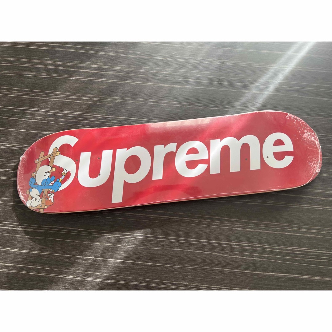 Supreme smurfs skateboard red　赤