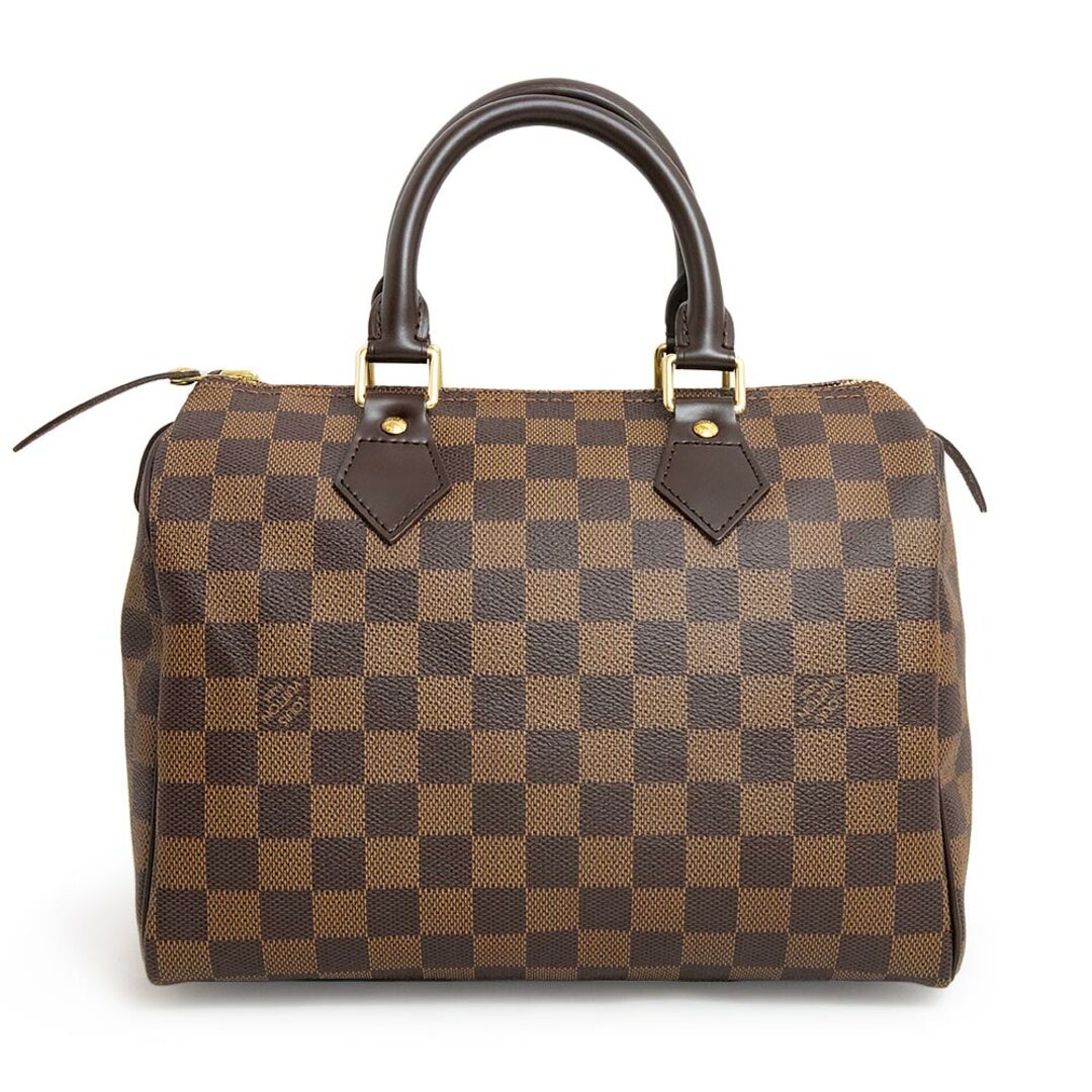 ルイ ヴィトン スピーディー 25 ミニボストン ハンドバッグ ダミエ エベヌ ブラウン 茶 ゴールド金具 N41365 LOUIS VUITTON（未使用　展示品）