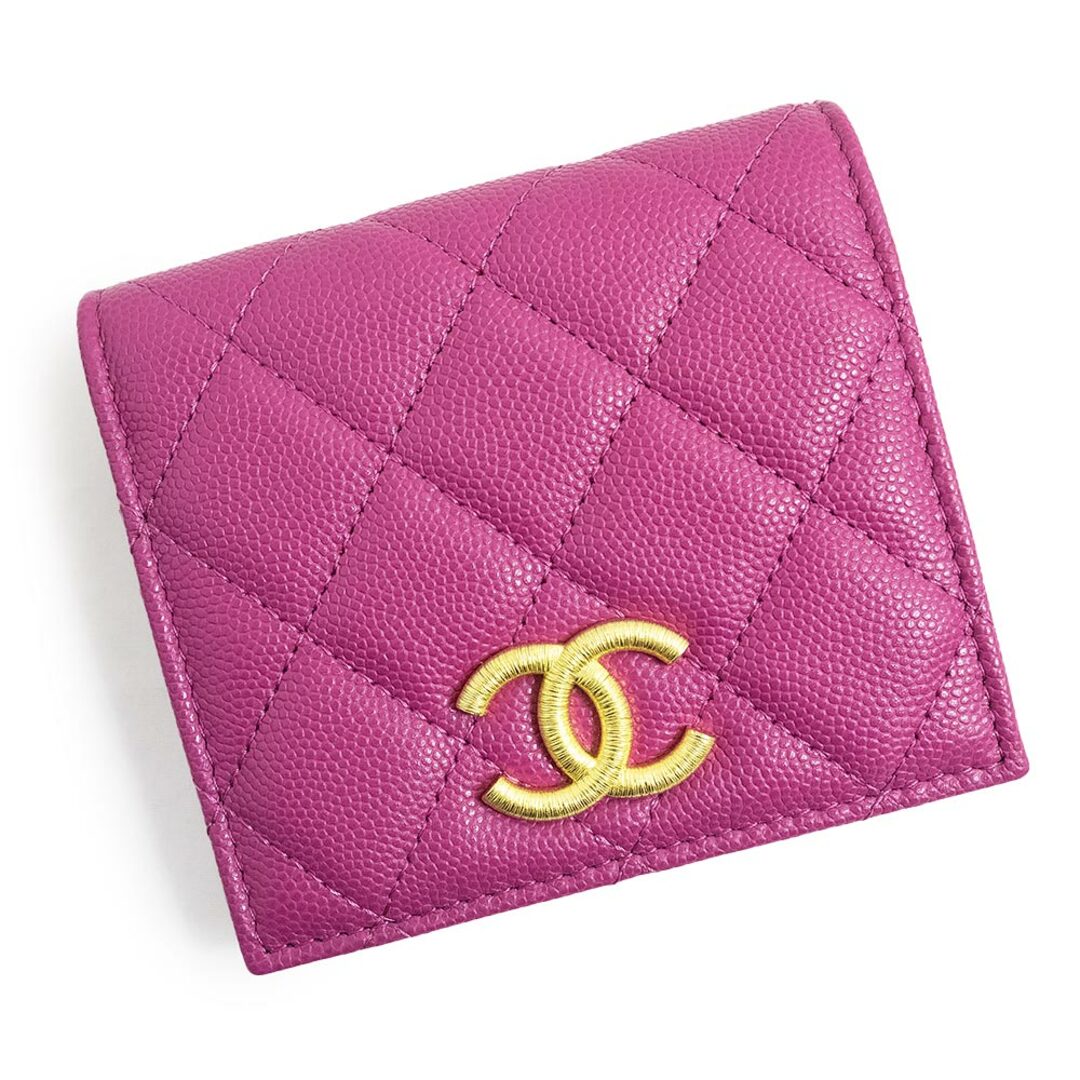 美品♡CHANEL シャネルコインケース　グリーン　シルバー金具