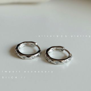 シップス(SHIPS)の【SILVER925コーティング】ピアス No.P2325 silver(ピアス)