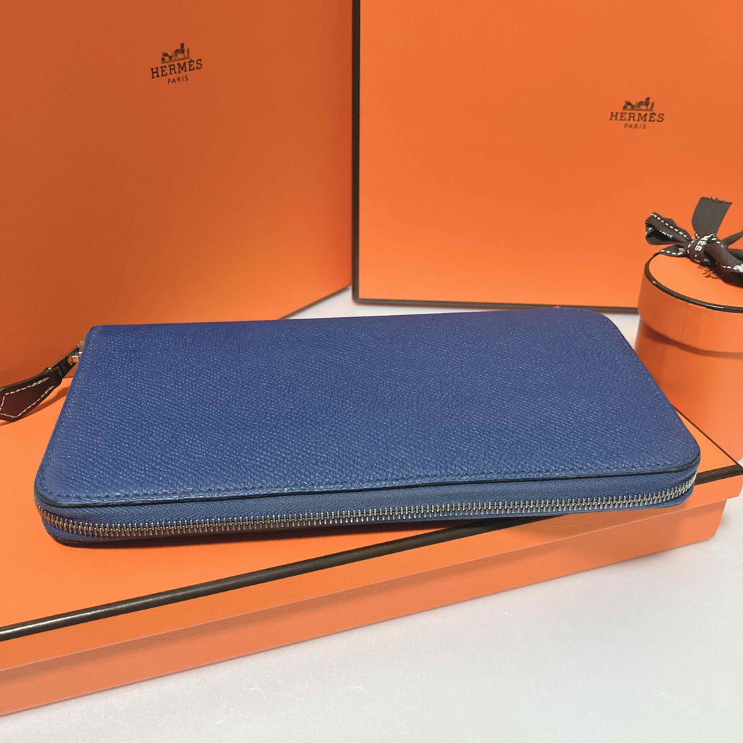 HERMES ✨アザップ　シルクイン　長財布