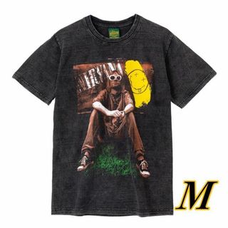 新品 NIRVANA ニルヴァーナ カートコバーン ブリーチTシャツ ブラック(Tシャツ/カットソー(半袖/袖なし))