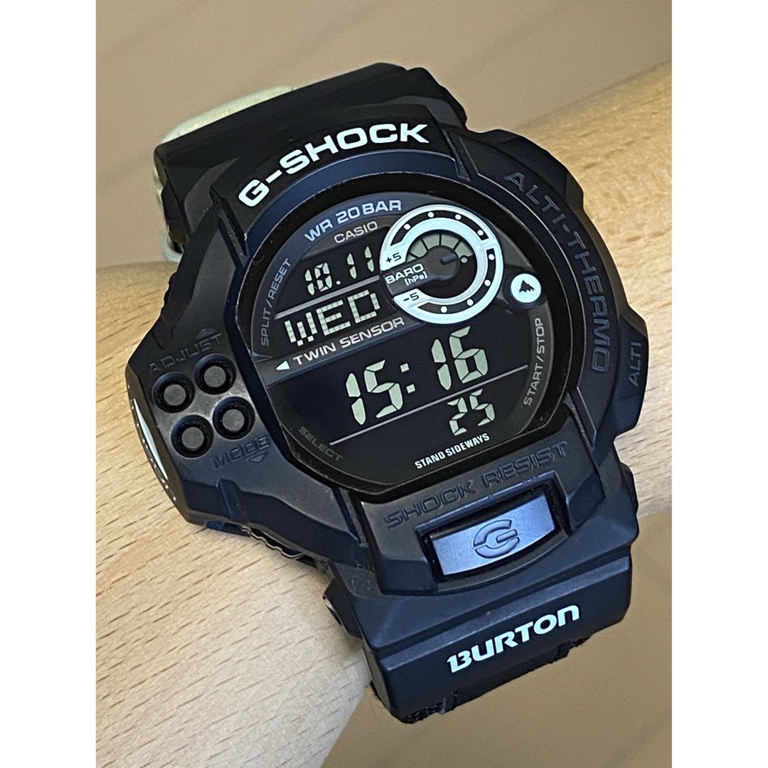 G-SHOCK - G-SHOCK/コラボ/BURTON/限定/デカG/ボード/時計/反転液晶 ...