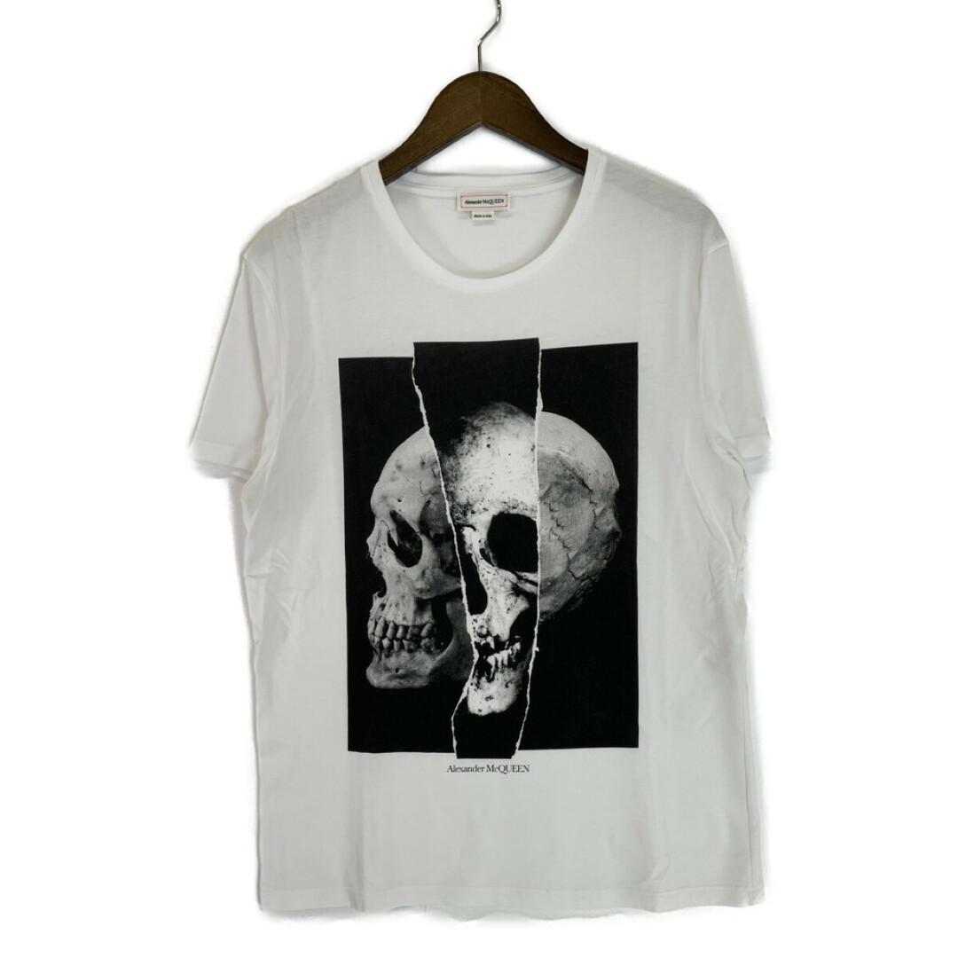 Alexander McQueen(アレキサンダーマックイーン)のアレキサンダーマックイーン 【美品】582923 スカルプリント クルーネック 半袖Tシャツ/ S メンズのトップス(Tシャツ/カットソー(半袖/袖なし))の商品写真