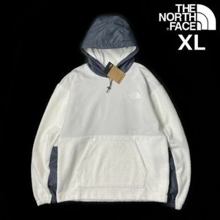 ノースフェイス フリース 厚手ニット US限定(XXL)グレー 181024