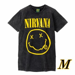 新品 NIRVANA ニルヴァーナ スマイル Tシャツ ブリーチ バックプリント(Tシャツ/カットソー(半袖/袖なし))