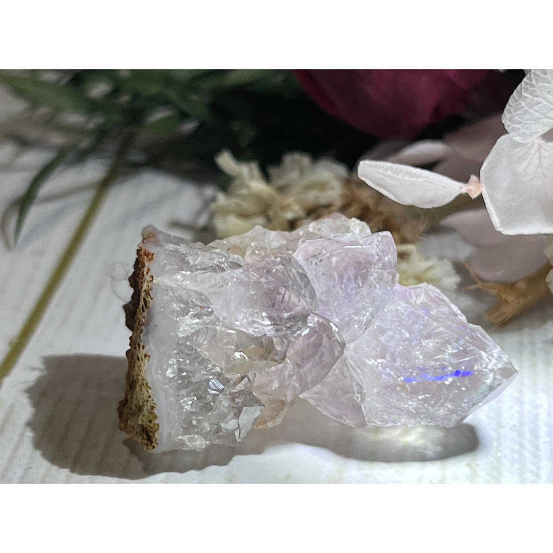 天然の万華鏡❁⃘*.゜ アナンダライト アメジスト レインボークォーツ