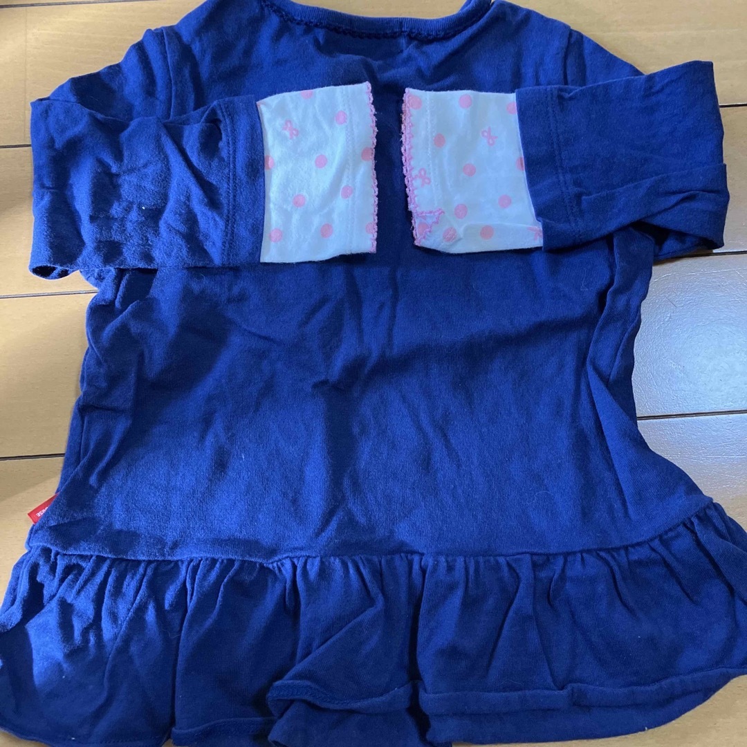 mikihouse(ミキハウス)のミキハウス ロンT キッズ/ベビー/マタニティのキッズ服女の子用(90cm~)(Tシャツ/カットソー)の商品写真