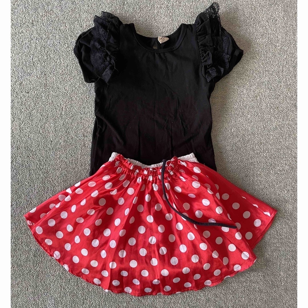 Disney(ディズニー)のミニーちゃん　スカート キッズ/ベビー/マタニティのキッズ服女の子用(90cm~)(スカート)の商品写真