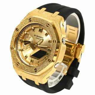 G-SHOCK GA2100gb GARISH GOLD フロステッド カスタム カシオーク ゴールドダイアル ステンレス製 艶消しモデル