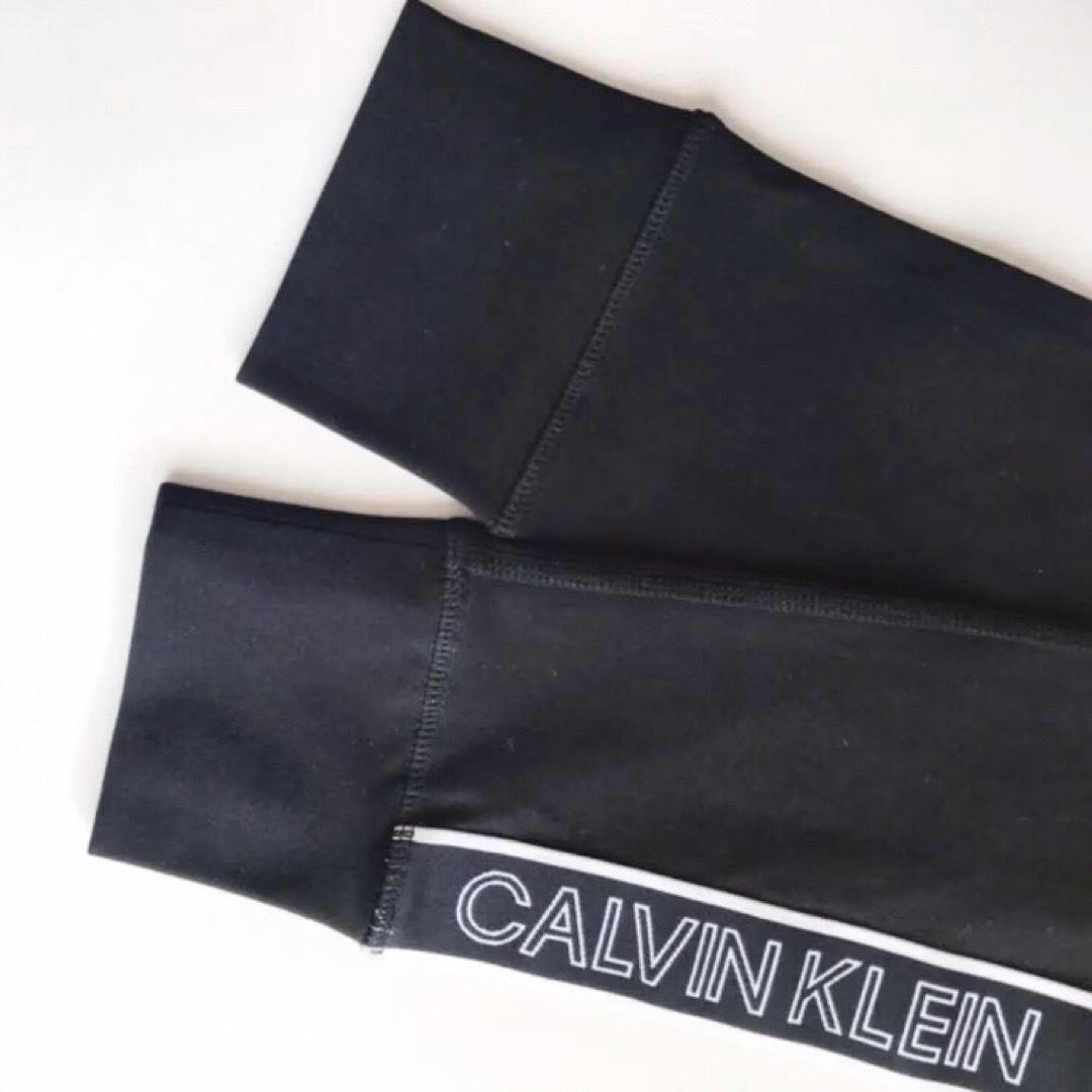 レア 新品 カルバンクライン USA 黒 ハイウエストレギンスXS 下着 ヨガ-