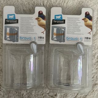 新品☆イタリアferplast社　brava 1 エサ入れ(鳥)