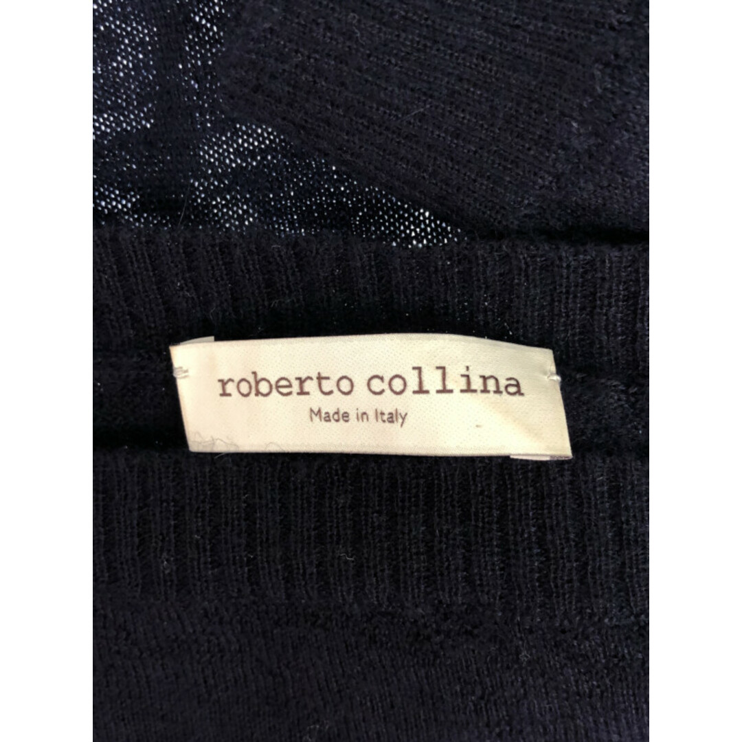 roberto collina ロベルトコリーナ カシミヤシルクニットセーター ネイビー 1 2