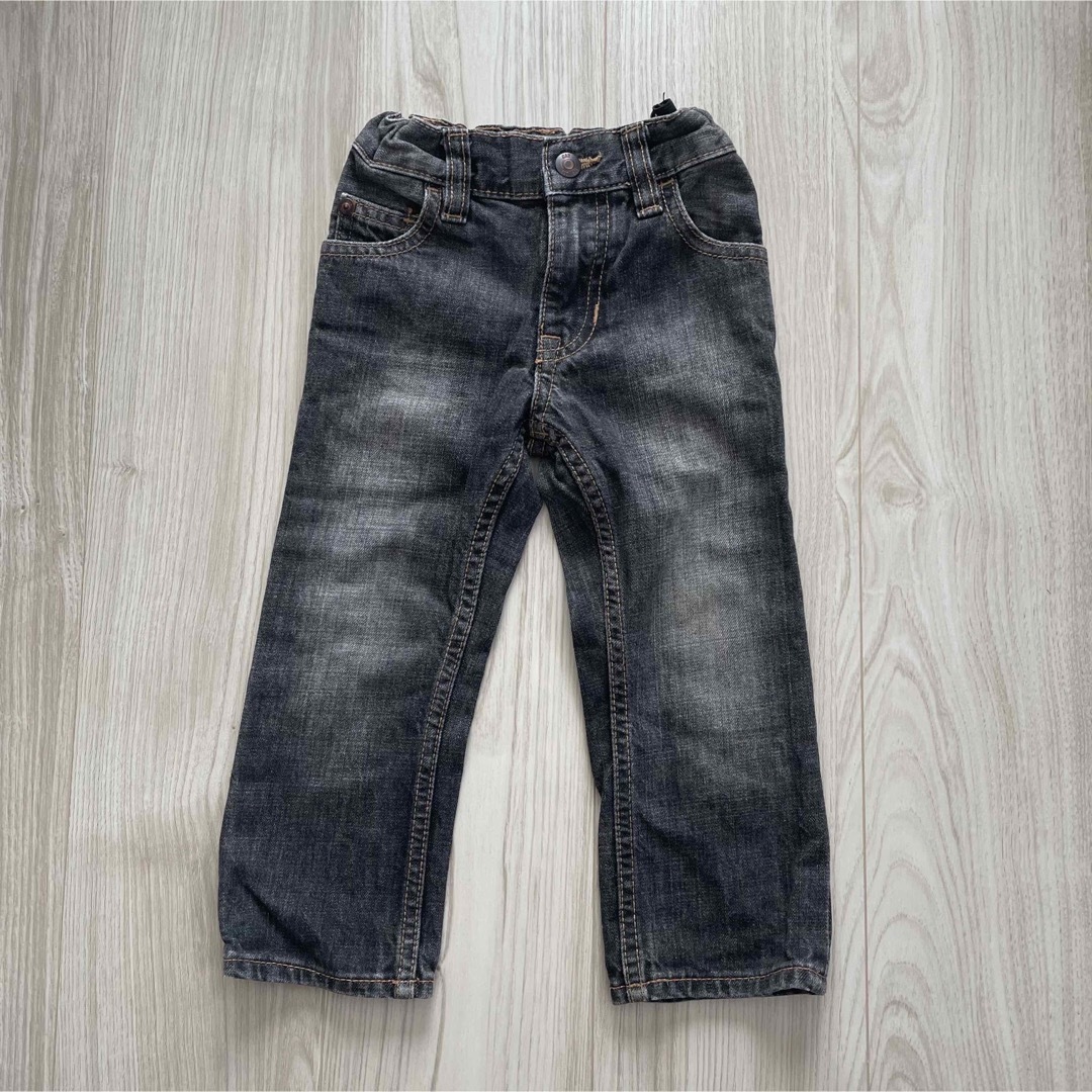 babyGAP(ベビーギャップ)のbabyGap  デニム  キッズ長ズボン 90cm・95cm 2点セット キッズ/ベビー/マタニティのキッズ服男の子用(90cm~)(パンツ/スパッツ)の商品写真