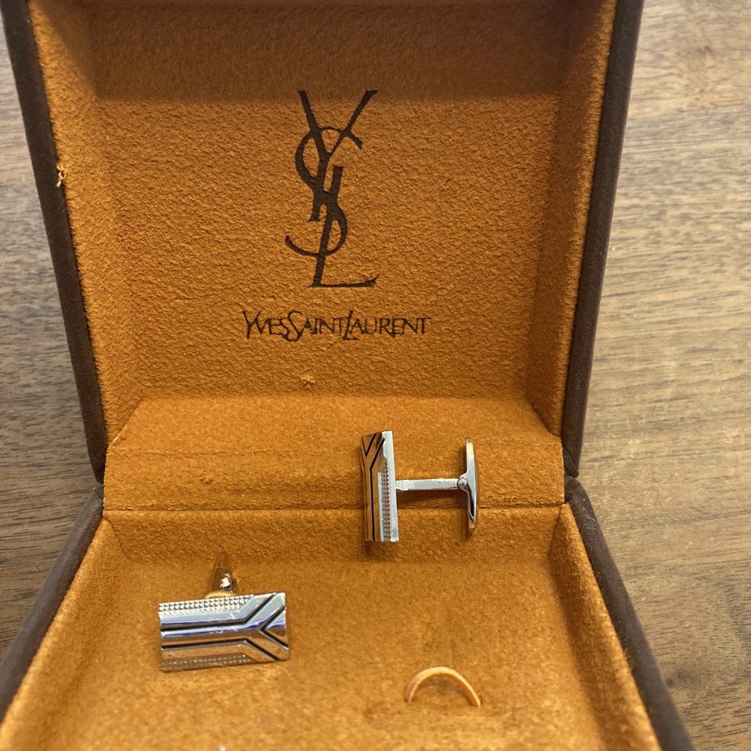 407 YSL カフス・タイピンセット 箱付き 希少品 ヴィンテージ