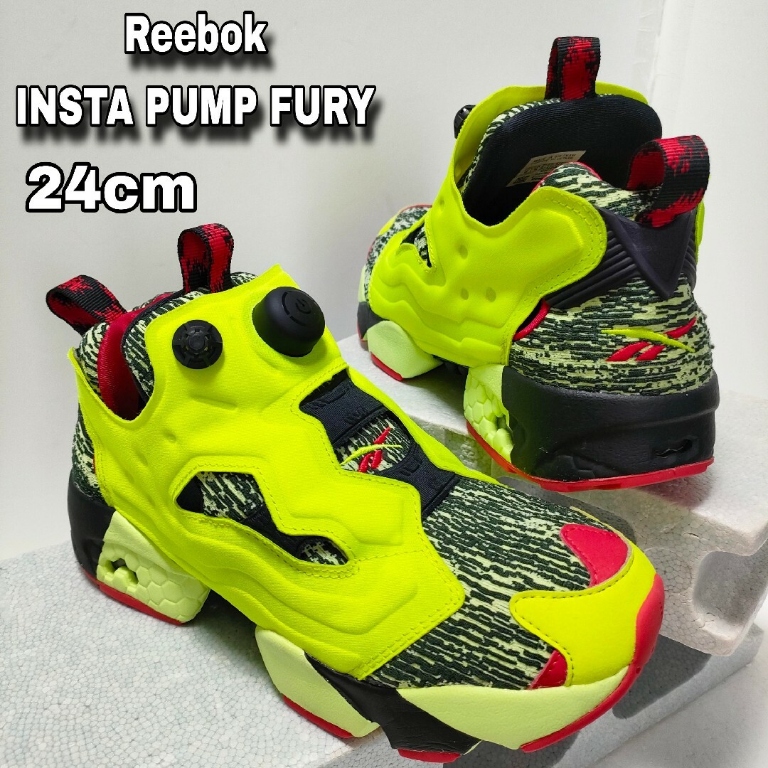 Reebok x-girl INSTA PUMP FURY 24cm - スニーカー