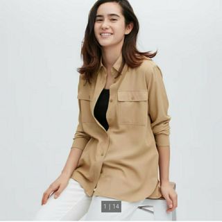 ユニクロ(UNIQLO)の未使用♪ユニクロ☆UVカットシャツ(シャツ/ブラウス(長袖/七分))