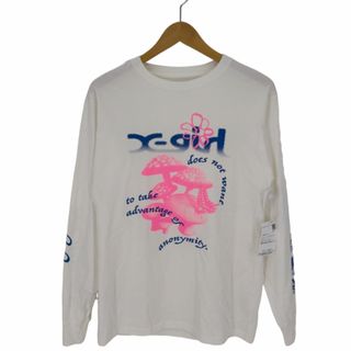 エックスガール(X-girl)のX-girl(エックスガール)  MUSHROOM L/S TEE レディース(カットソー(長袖/七分))