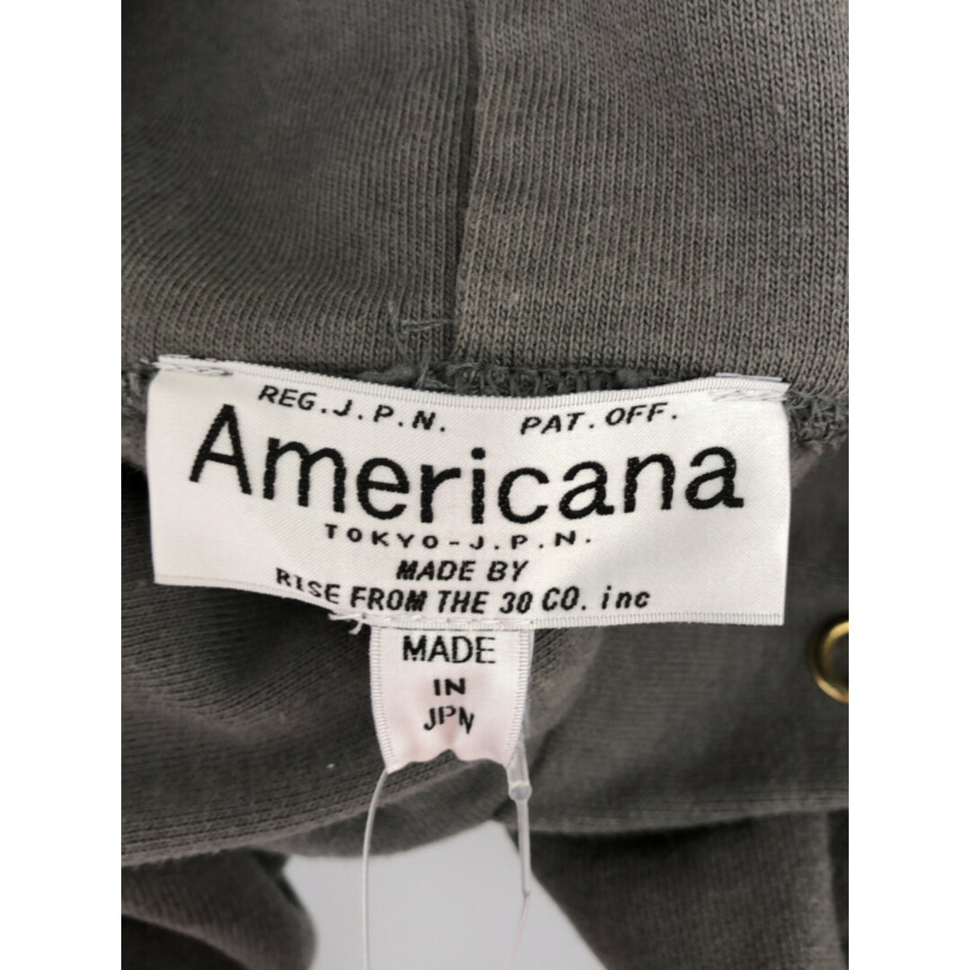 AMERICANA /アメリカーナ　パーカー　グレー　ロゴ