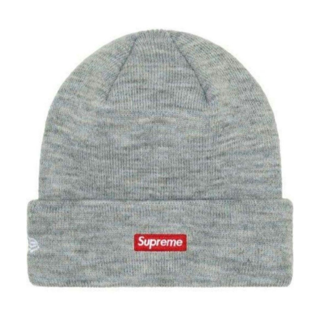 ウンチェ着用 Supreme NewEra Varsity Beanie グレーsupreme - ニット