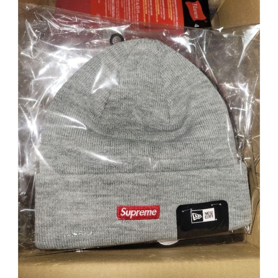 98　完売品　Supreme NewEra Varsity Beanie　グレー