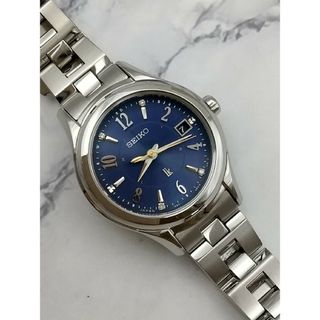 セイコー(SEIKO)のルキア エターナルブルー 電波ソーラー 美品 4Pダイヤ 2017限定1500本(腕時計)