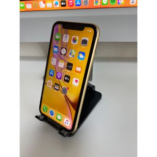 アイフォーン(iPhone)のiPhoneXR 128GB au イエロー 中古 ジャンク (スマートフォン本体)