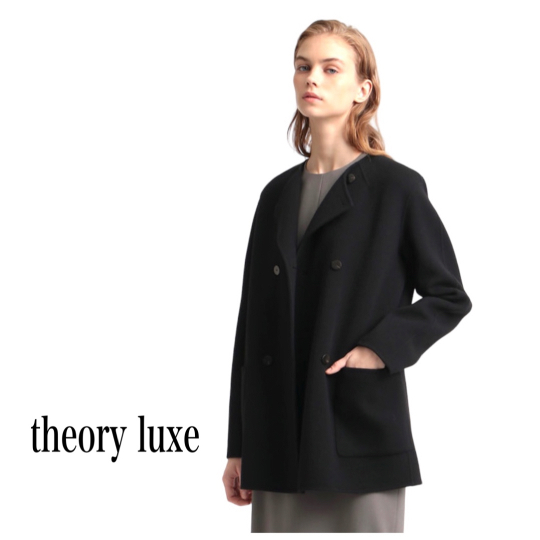 Theory luxe ウールストレッチコート