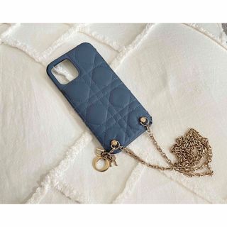 ディオール(Christian Dior) スマホアクセサリー（ブルー・ネイビー 