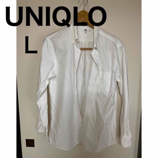 ユニクロ(UNIQLO)のUNIQLO 白　シャツ　Ｌ(シャツ)