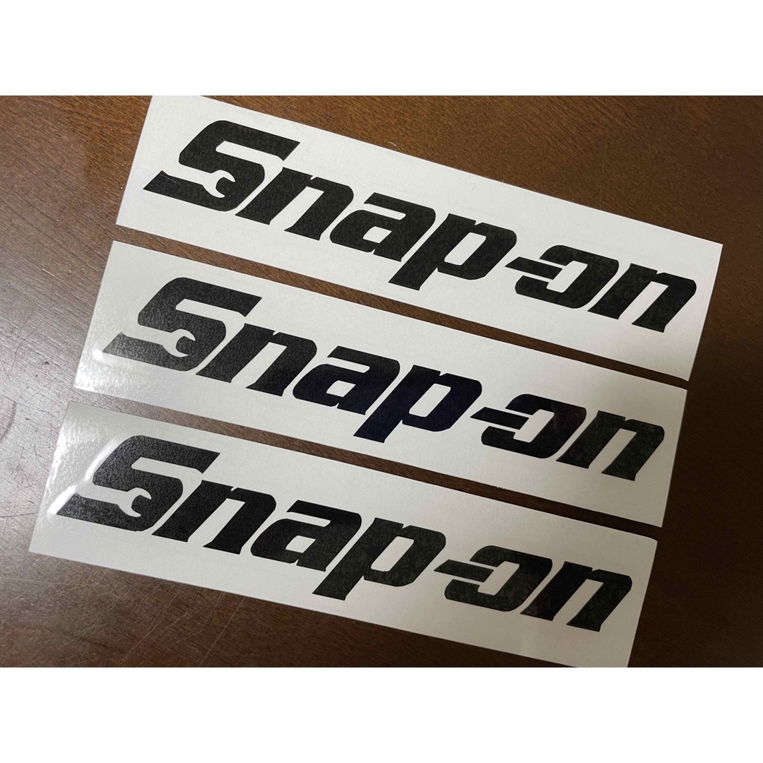Snapon スナップオン ステッカー 3枚セット 自動車/バイクのバイク(ステッカー)の商品写真