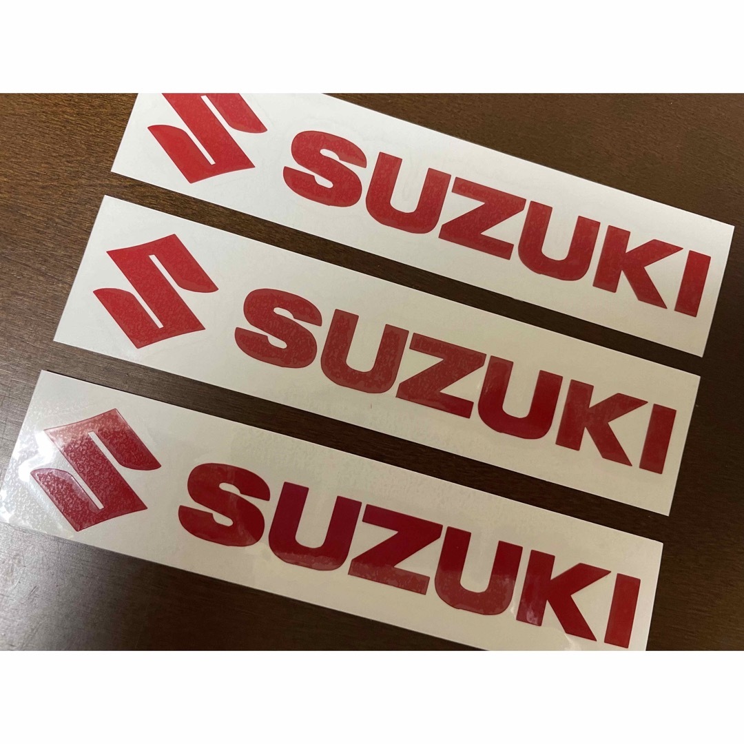SUZUKI スズキ ステッカー 3枚セット 自動車/バイクのバイク(ステッカー)の商品写真