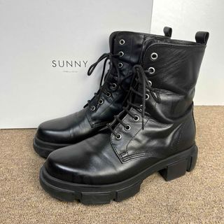 PELLICO SUNNY - 37 PELLICO ショートブーツ コンバット レースアップ