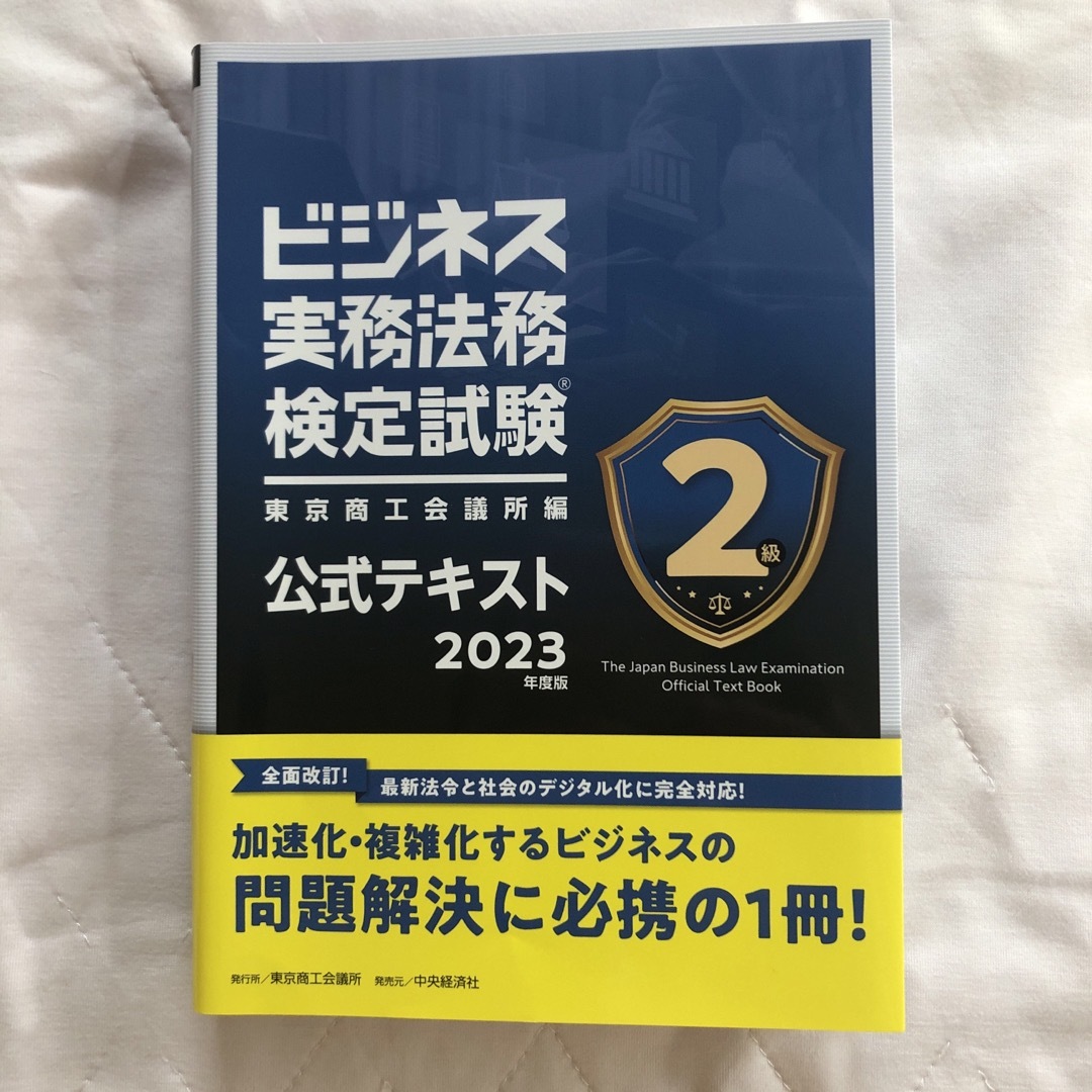 ビジネス実務法務検定試験２級公式テキスト ２０２３年度版 エンタメ/ホビーの本(資格/検定)の商品写真