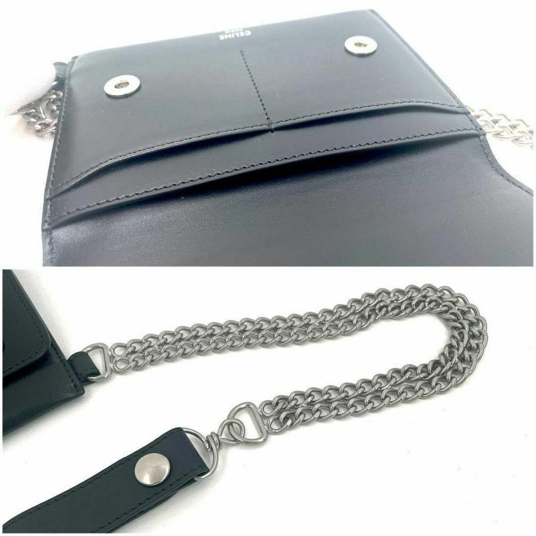新品未使用☆ CELINE セリーヌ チェーンウォレット カードケース