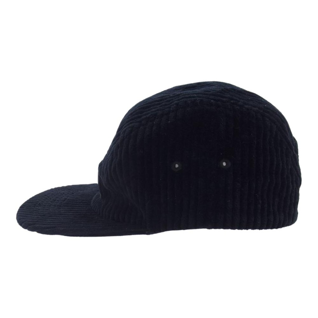 supreme corduroy コーデュロイ camp cap 黒ボックスロゴ