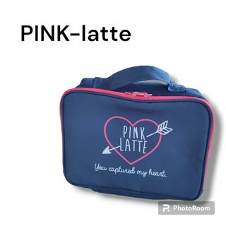 ピンクラテ(PINK-latte)の【PINK-latte】ピンクラテ トラベル ポーチ 紺 野外活動 修学旅行(その他)