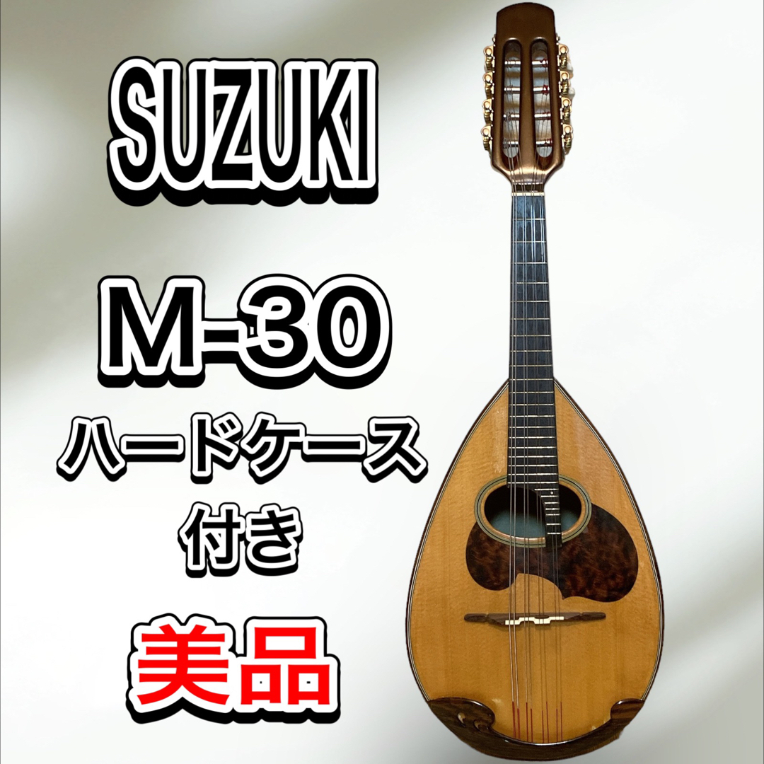スズキ - SUZUKI マンドリン M-30 8弦 ハードケース付属 鈴木