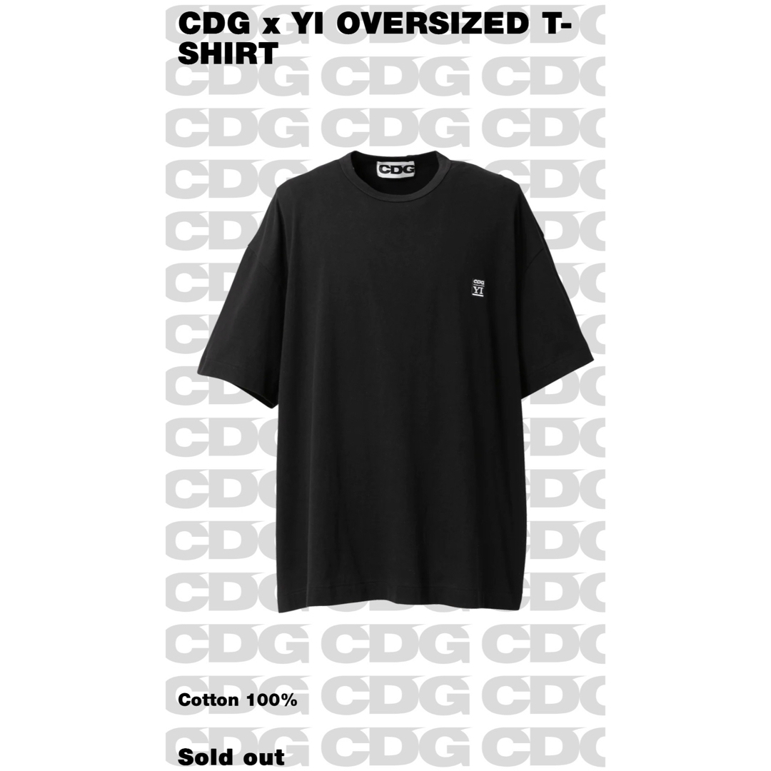 CDG × YI OVERSIZED T-SHIRT Sサイズ