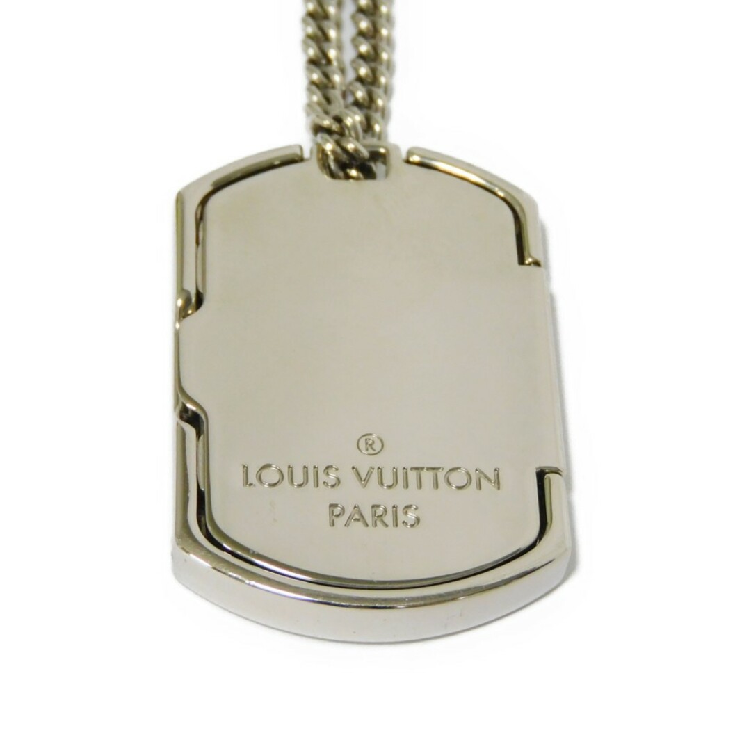 Louis Vuitton Monogram eclipse plate necklace (M63640)