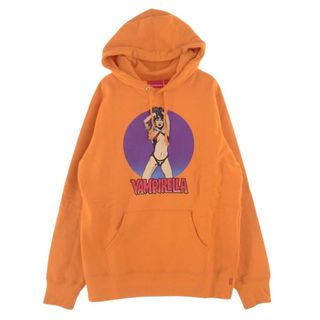 シュプリーム(Supreme)のSupreme シュプリーム パーカー 17AW Vampirella Hooded Sweatshirt ヴァンピレラ フーデッド スウェットシャツ パーカー プリント オレンジ系 M【中古】(パーカー)