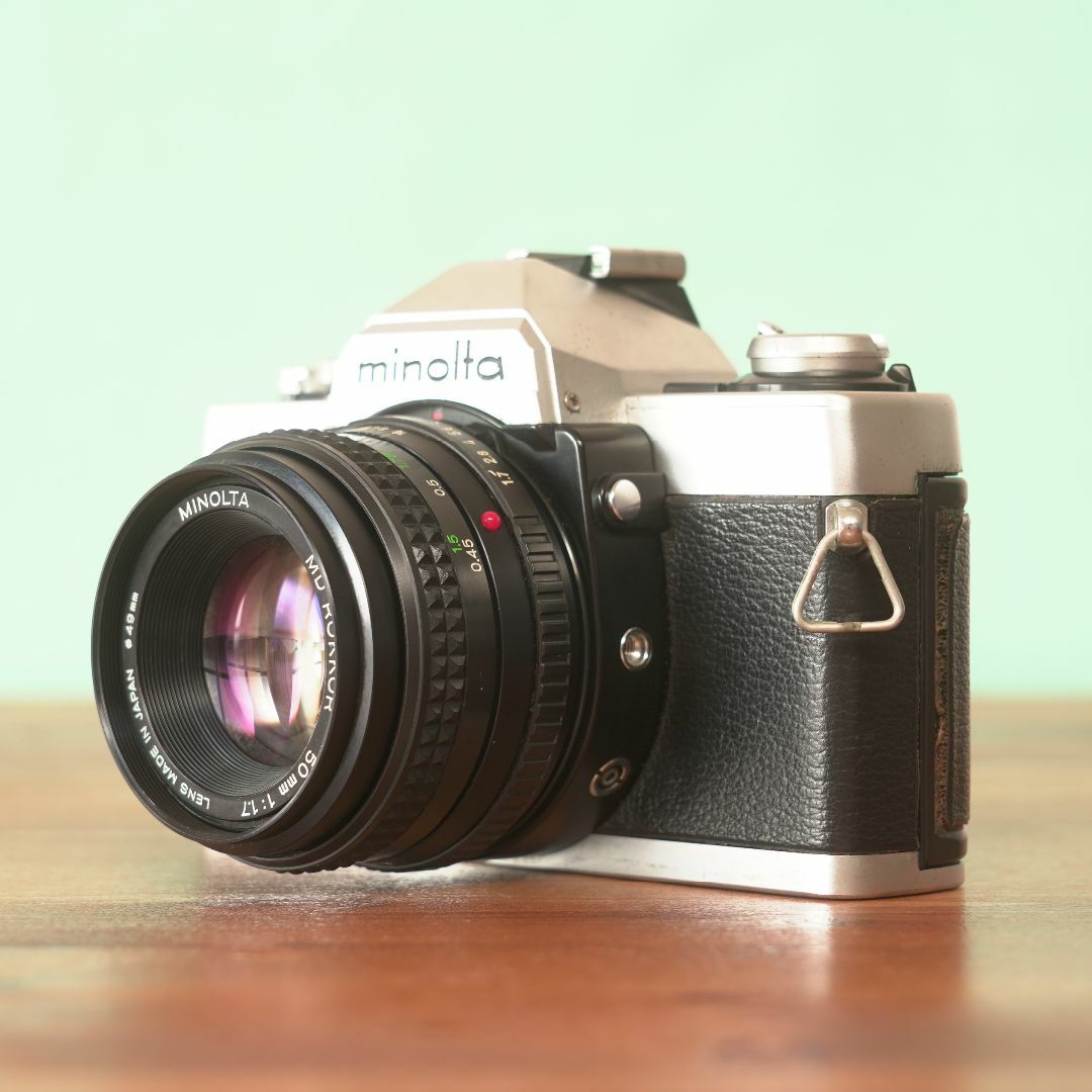 KONICA MINOLTA(コニカミノルタ)の訳あり特価◎ミノルタ XG-E × 50mm f1.7 フィルムカメラ #510 スマホ/家電/カメラのカメラ(フィルムカメラ)の商品写真