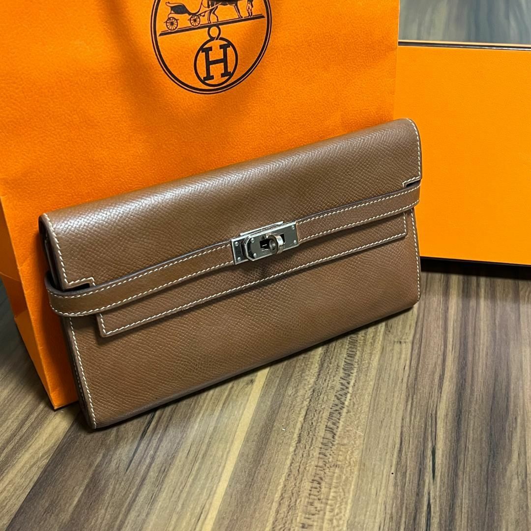 ⭐️美品⭐️HERMES エルメス 財布 ケリーウォレット 人気のゴールド♪