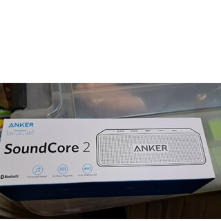 アンカー(Anker)のanker soundcore2 未使用品　黒　箱に小さなへこみあります(スピーカー)