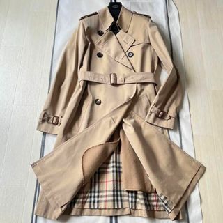 BURBERRY - バーバリー トレンチコート ベルト付 ロング丈 ノバ ...