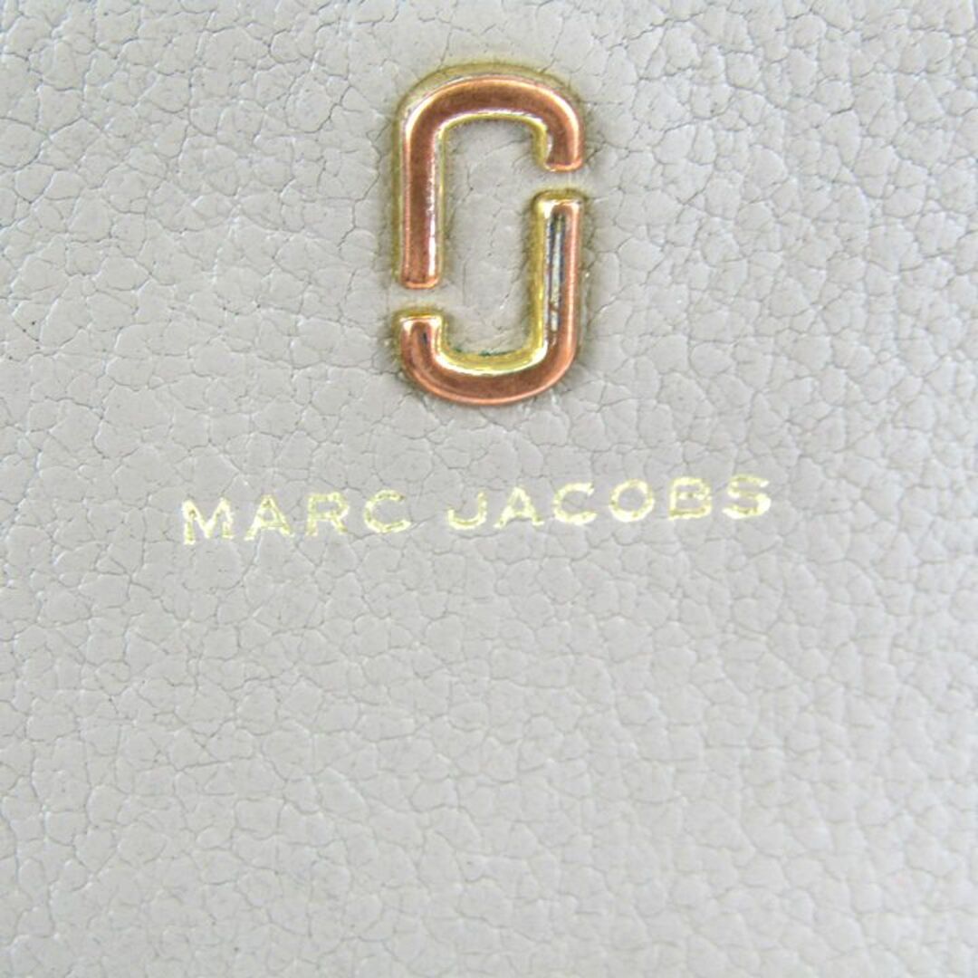 MARC JACOBS(マークジェイコブス)のマークジェイコブス 二つ折り財布 レザー ソフトショット ラウンドジップ ブランド ウォレット レディース グレー MARC JACOBS レディースのファッション小物(財布)の商品写真