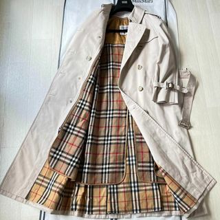 バーバリー(BURBERRY)の良品 バーバリー ライナー 2way ロング トレンチコート ノバチェック柄(トレンチコート)