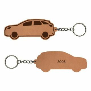 プジョー(Peugeot)の【本革】プジョー 3008【P84系】レザーキーホルダー(その他)