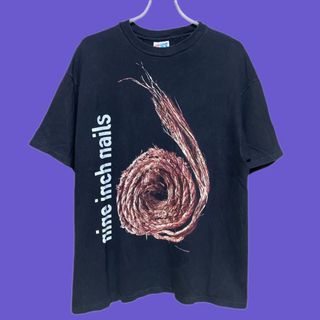 NINE INCH NAILS ビンテージ バンド Tシャツ 古着 90s(Tシャツ/カットソー(半袖/袖なし))