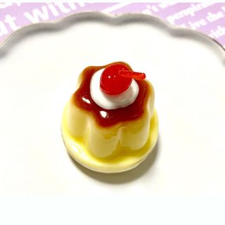 プリンのポップソケット　　ハンドメイド(その他)